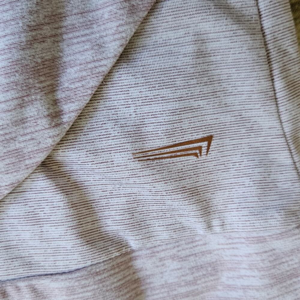 Copper Fit Purple Heathered Long Sleeve Top sz M - Picture 3 of 6